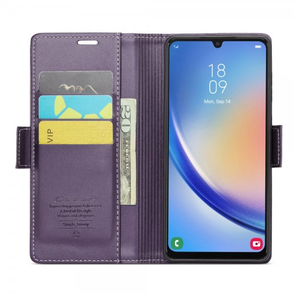 CaseMe Samsung Galaxy A34 5G Fodral 023 Series Lila