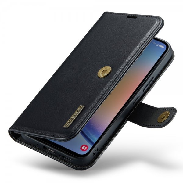 Dg.Ming Samsung Galaxy A34 5G Fodral med Löstagbart Skal Svart
