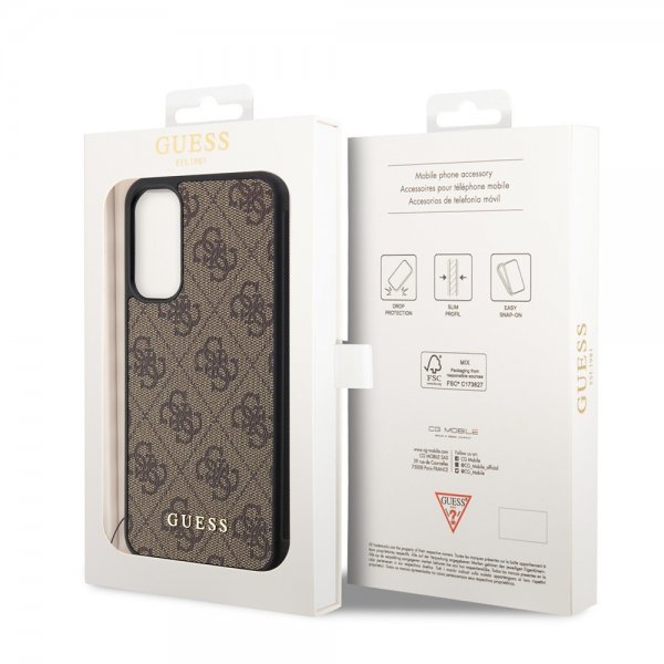 Guess Samsung Galaxy A34 5G Skal 4G Charms Brun