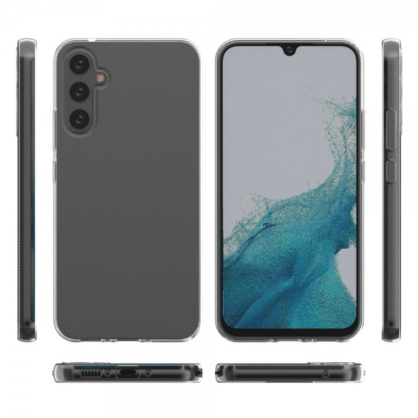 Nordic Covers Samsung Galaxy A34 5G Skal Feather Series Transparent