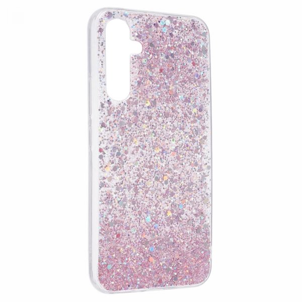 Nordic Covers Samsung Galaxy A34 5G Skal Sparkle Series Blossom Pink
