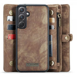CaseMe Samsung Galaxy A35 Fodral 008 Series Löstagbart Skal Brun
