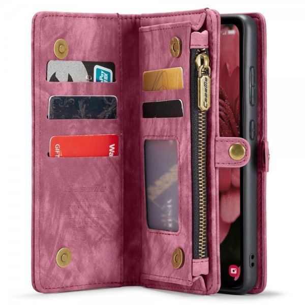 CaseMe Samsung Galaxy A35 Fodral 008 Series Löstagbart Skal Röd