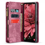 CaseMe Samsung Galaxy A35 Fodral 008 Series Löstagbart Skal Röd