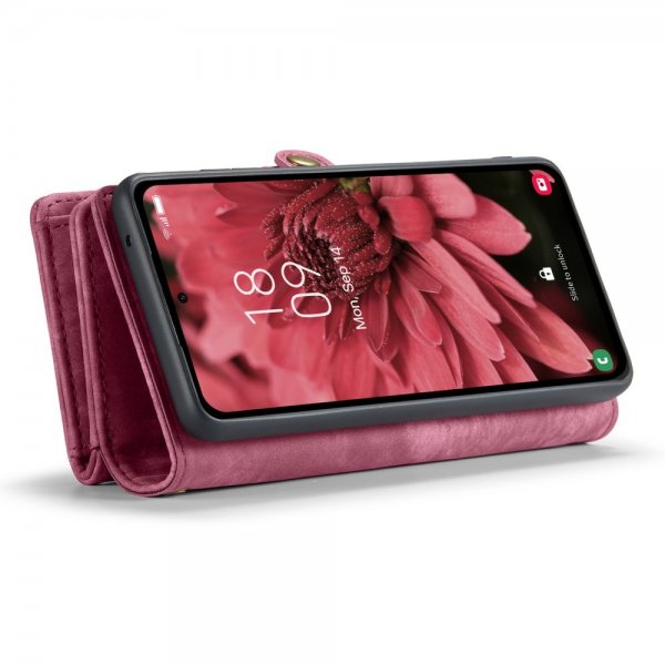 CaseMe Samsung Galaxy A35 Fodral 008 Series Löstagbart Skal Röd