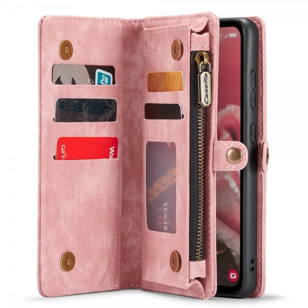 CaseMe Samsung Galaxy A35 Fodral 008 Series Löstagbart Skal Rosa
