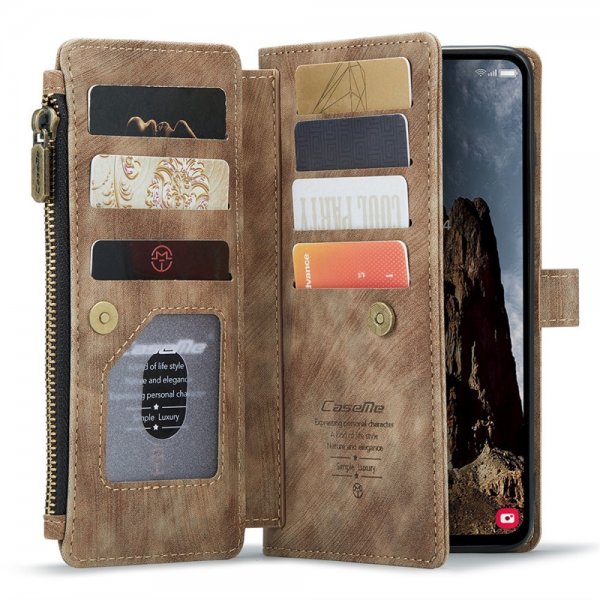 CaseMe Samsung Galaxy A35 Fodral C30 Series Brun