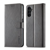 Lc.Imeeke Samsung Galaxy A35 Fodral med Kortfack Stativfunktion Grå
