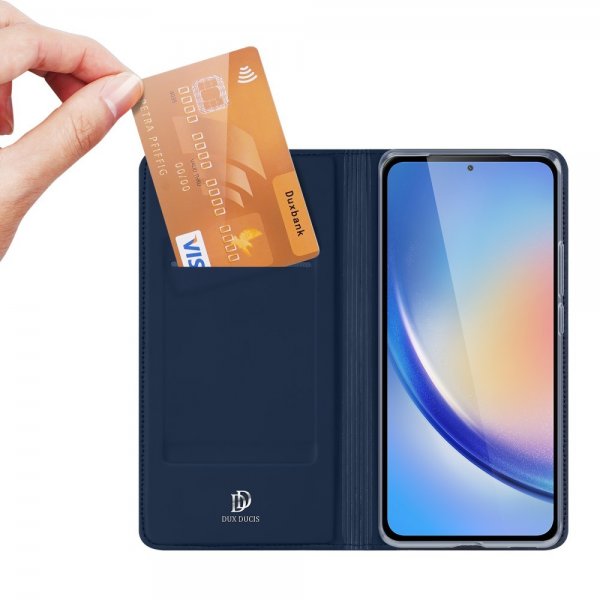 Dux Ducis Samsung Galaxy A35 Fodral Skin Pro Series Blå