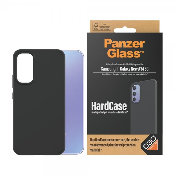 PanzerGlass Samsung Galaxy A35 Skal HardCase D3O Svart
