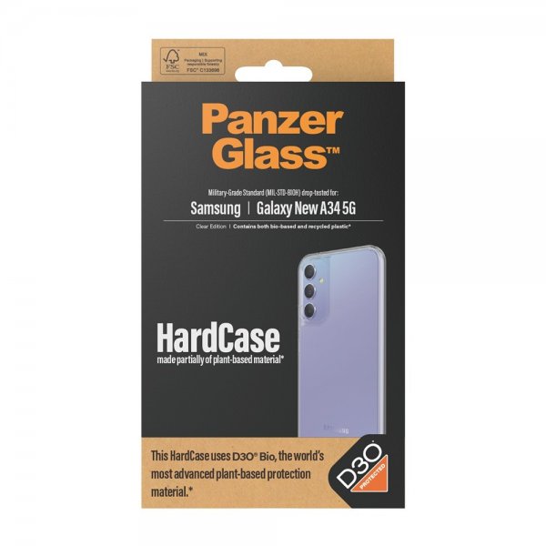 PanzerGlass Samsung Galaxy A35 Skal HardCase D3O Transparent