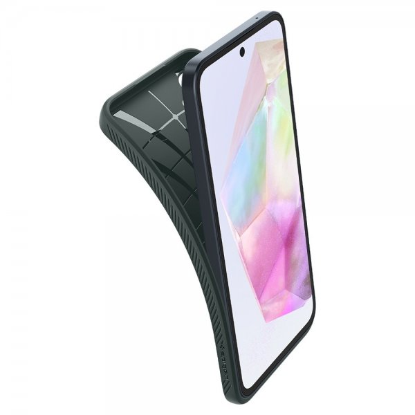 Spigen Samsung Galaxy A35 Skal Liquid Air Abyss Green