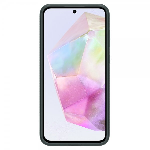 Spigen Samsung Galaxy A35 Skal Liquid Air Abyss Green