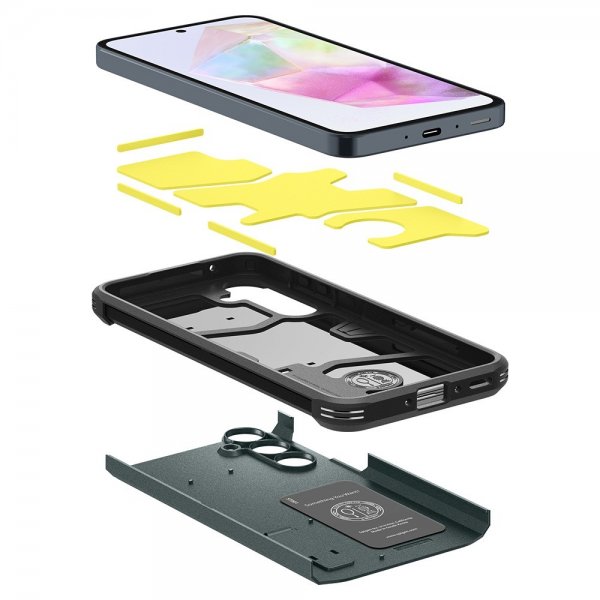 Spigen Samsung Galaxy A35 Skal Tough Armor Abyss Green