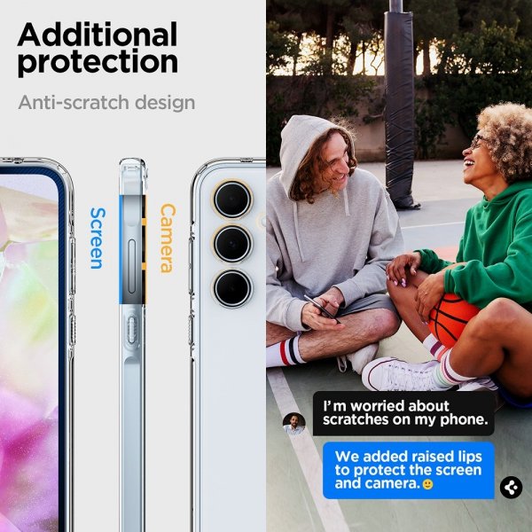 Spigen Samsung Galaxy A35 Skal Ultra Hybrid Crystal Clear