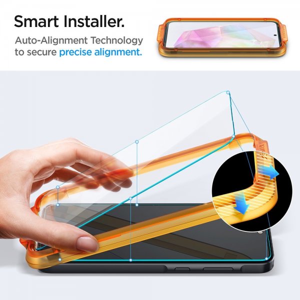Spigen Samsung Galaxy A35 Skärmskydd GLAS.tR ALIGNmaster 2-pack