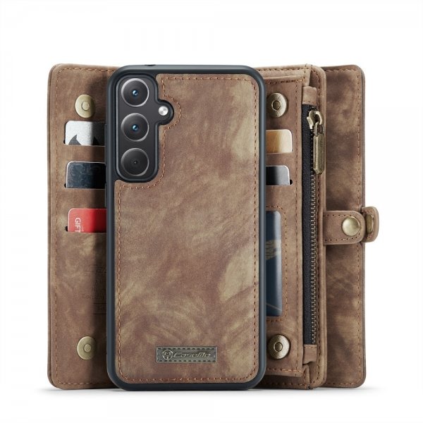 CaseMe Samsung Galaxy A36 Fodral 008 Series Löstagbart Skal Brun