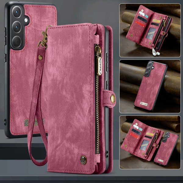 CaseMe Samsung Galaxy A36 Fodral 008 Series Löstagbart Skal Röd