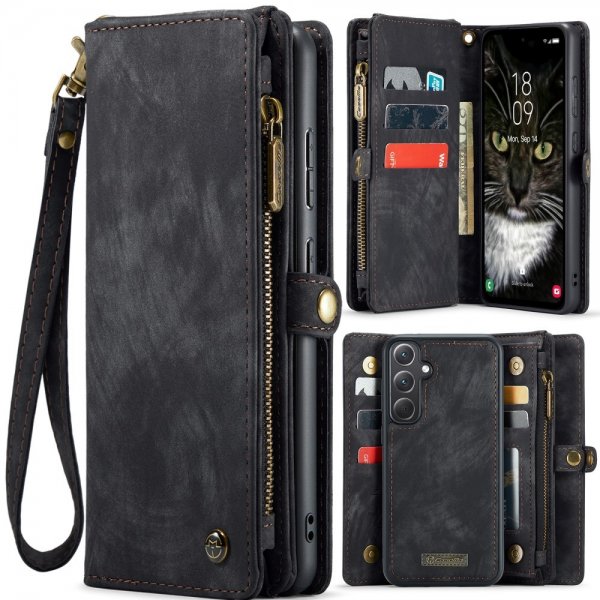 CaseMe Samsung Galaxy A36 Fodral 008 Series Löstagbart Skal Svart
