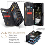 CaseMe Samsung Galaxy A36 Fodral 008 Series Löstagbart Skal Svart