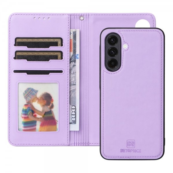 Betopnice Samsung Galaxy A36 Fodral med Löstagbart Skal 005 Lila