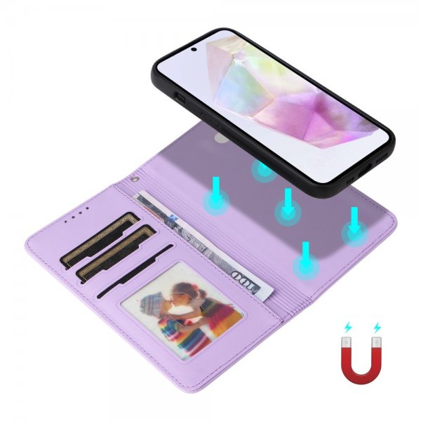 Betopnice Samsung Galaxy A36 Fodral med Löstagbart Skal 005 Lila