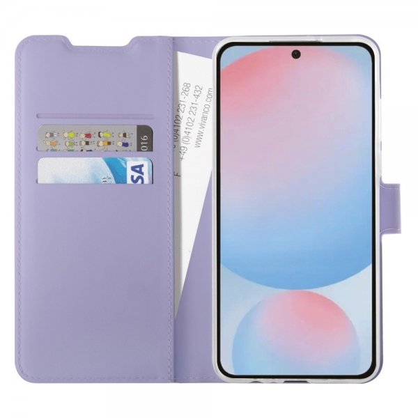 Vivanco Samsung Galaxy A36/Galaxy A56 Fodral Classic Wallet Lavendel