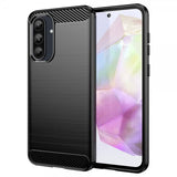 Samsung Galaxy A36/Galaxy A56 Skal Borstad Kolfibertextur Svart