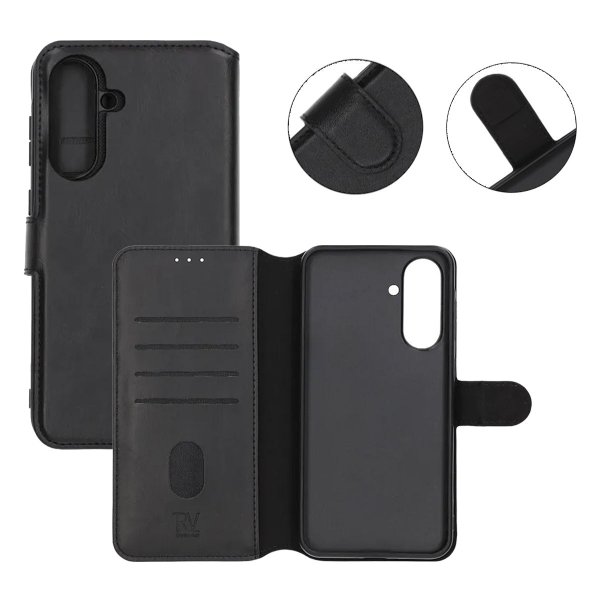 Rvelon Samsung Galaxy A36 Fodral Magnetiskt Avtagbart Skal Svart