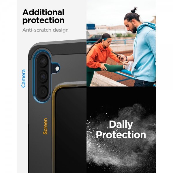 Spigen Samsung Galaxy A36 Skal Tough Armor Svart