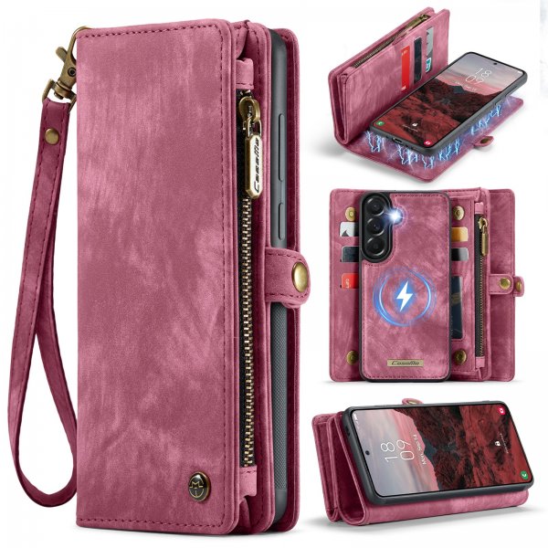 CaseMe Samsung Galaxy A37 Fodral 008 Series Löstagbart Skal Röd