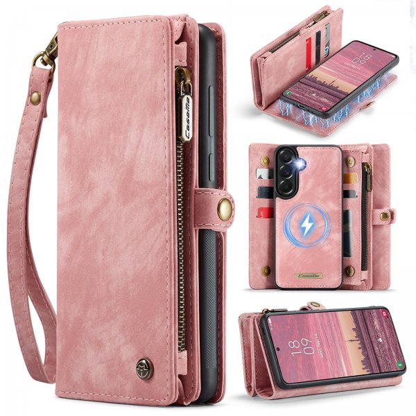 CaseMe Samsung Galaxy A37 Fodral 008 Series Löstagbart Skal Rosa