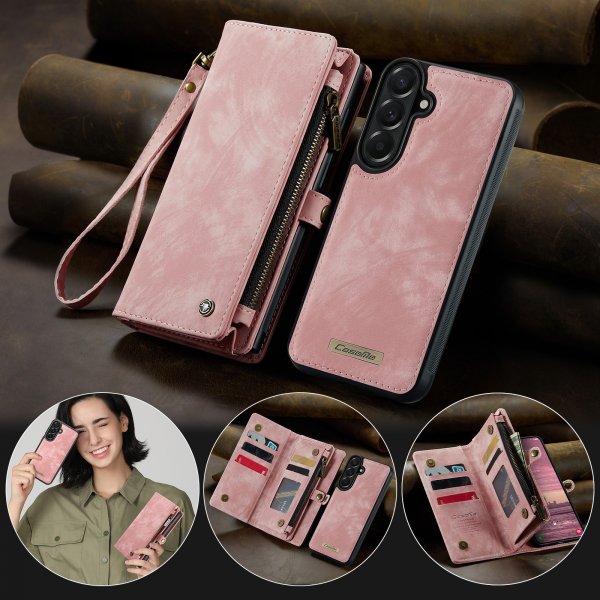 CaseMe Samsung Galaxy A37 Fodral 008 Series Löstagbart Skal Rosa