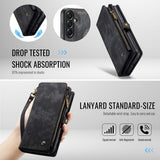 CaseMe Samsung Galaxy A37 Fodral 008 Series Löstagbart Skal Svart