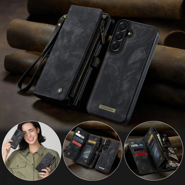 CaseMe Samsung Galaxy A37 Fodral 008 Series Löstagbart Skal Svart