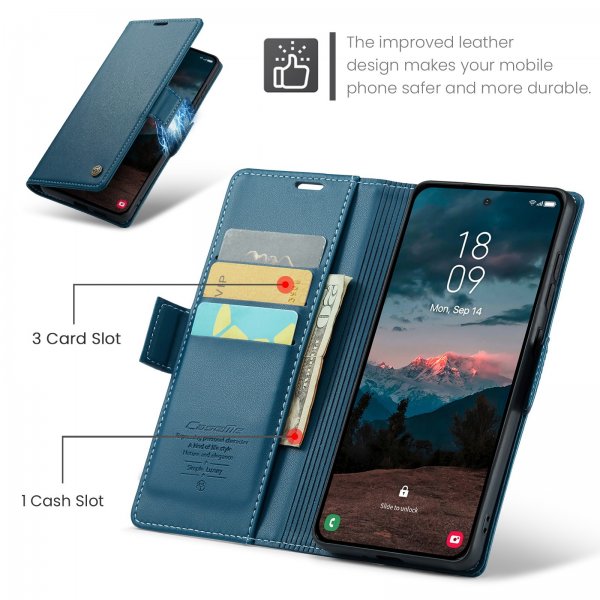 CaseMe Samsung Galaxy A37 Fodral 023 Series Blå