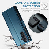 CaseMe Samsung Galaxy A37 Fodral 023 Series Blå
