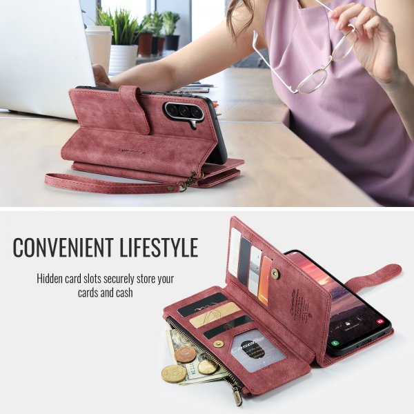 CaseMe Samsung Galaxy A37 Fodral C30 Series Röd