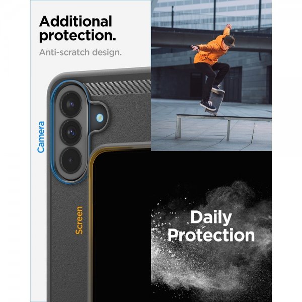 Spigen Samsung Galaxy A37 Skal Rugged Armor Matte Black