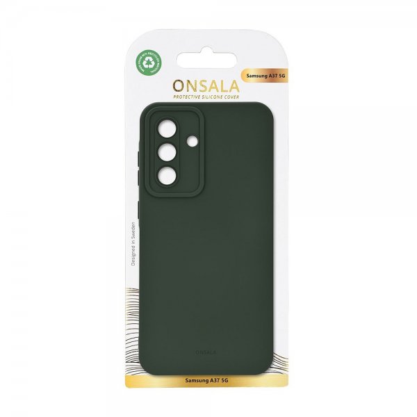 Onsala Samsung Galaxy A37 Skal Silikonkänsla Olive Green