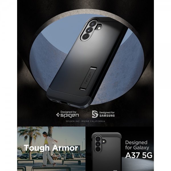 Spigen Samsung Galaxy A37 Skal Tough Armor Svart