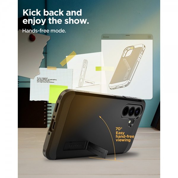 Spigen Samsung Galaxy A37 Skal Tough Armor Svart