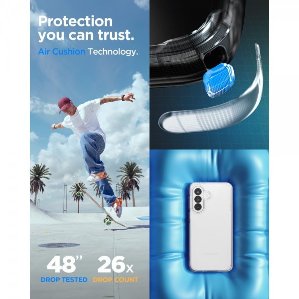 Spigen Samsung Galaxy A37 Skal Ultra Hybrid Crystal Clear
