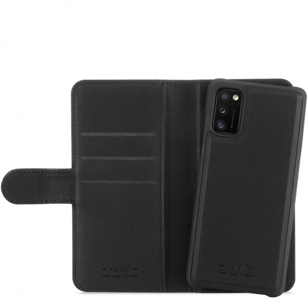 holdit Samsung Galaxy A41 Fodral Wallet Case Magnet Svart