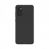 Xqisit Samsung Galaxy A41 Skal Silicone Case Svart