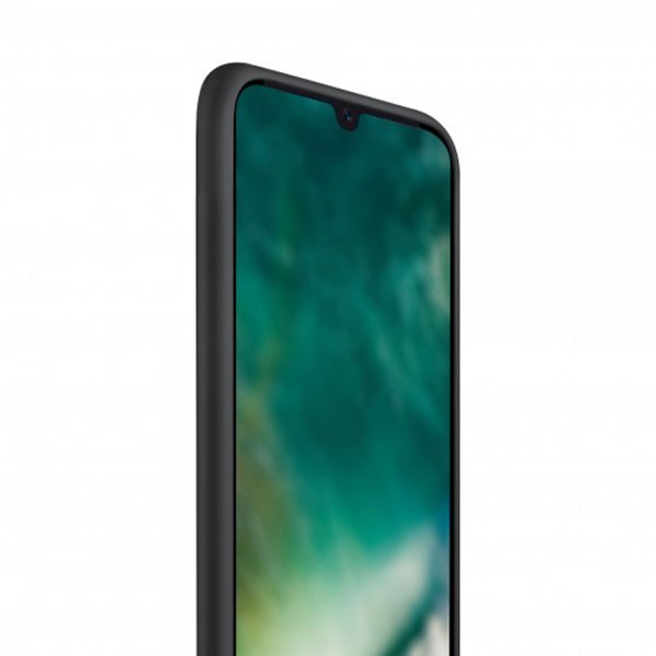Xqisit Samsung Galaxy A41 Skal Silicone Case Svart