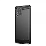 Mofi Samsung Galaxy A42 5G Skal Borstad Kolfibertextur Svart