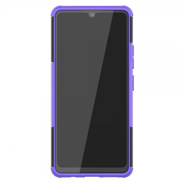 Samsung Galaxy A42 5G Skal Däckmönster Stativfunktion Lila