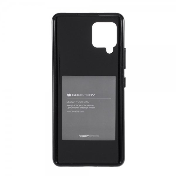 Mercury Samsung Galaxy A42 5G Skal Jelly Glitter Svart