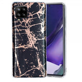 Samsung Galaxy A42 5G Skal Marmor Svart